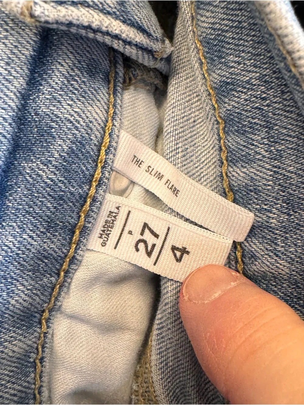 LOFT Light Wash Flare Jeans - Picture 5 of 5